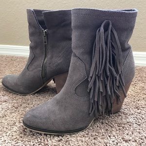 Steve Madden Fringe Booties!